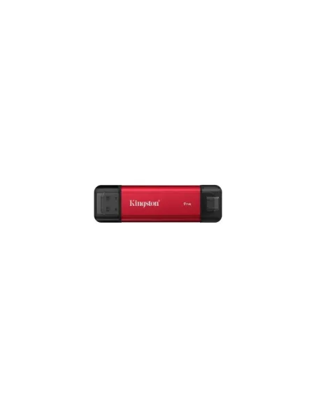 Disco Externo SSD Kingston Dual Portable SSD 1TB/ USB Tipo-C y USB 3.2/ Rojo
