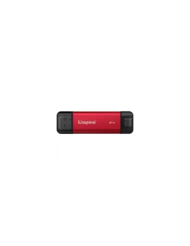 Disco Externo SSD Kingston Dual Portable SSD 2TB/ USB Tipo-C y USB 3.2/ Rojo