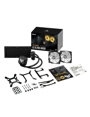 ASUS TUF GAMING LC II 240 ARGB Procesador Kit de refrigeración líquida 12 cm Negro