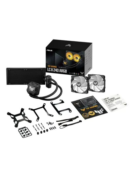 ASUS TUF GAMING LC II 240 ARGB Procesador Kit de refrigeración líquida 12 cm Negro
