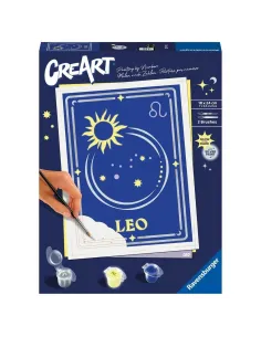 Kit para pintar con números ravensburger creart serie trend d zodiac: leo
