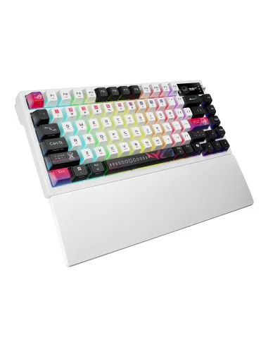 ASUS ROG Azoth X teclado Juego USB + RF Wireless + Bluetooth Negro, Blanco