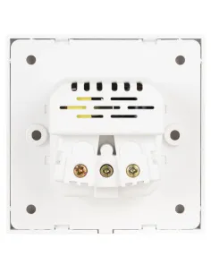 Nanocable Base de enchufe de pared tipo schuko con 2 USB-C PD - Max. 3.4A, Blanco 2