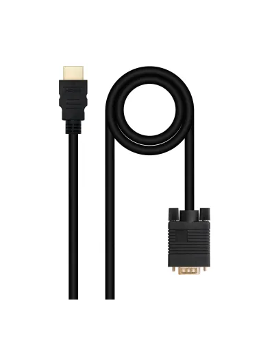 Nanocable Cable Conversor HDMI a VGA, 1.8 m, Negro