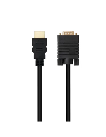 Nanocable Cable Conversor HDMI a VGA, 1.8 m, Negro