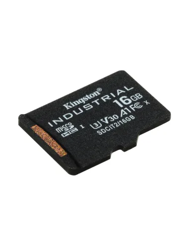 Kingston Technology Tarjeta 16GB microSDHC Industrial C10 A1 pSLC + adaptador SD