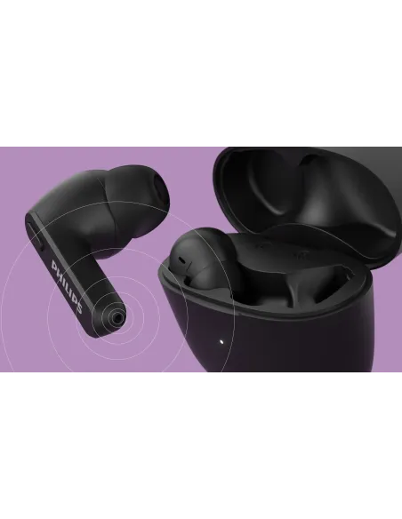 Philips 2000 series TAT2206BK 00 auricular y casco Auriculares True Wireless Stereo (TWS) Dentro de oído Llamadas Música