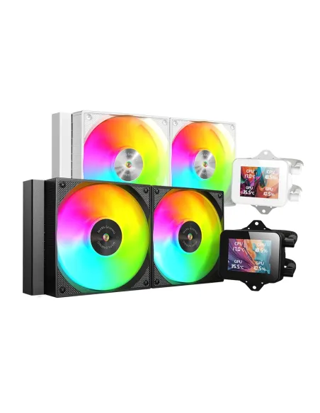 Mars Gaming MLVISION240 sistema de refrigeración para ordenador Procesador Sistema de refrigeración líquida todo en uno 12 cm