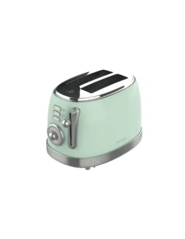 Tostadora cecotec toast and taste 800 vintage light green