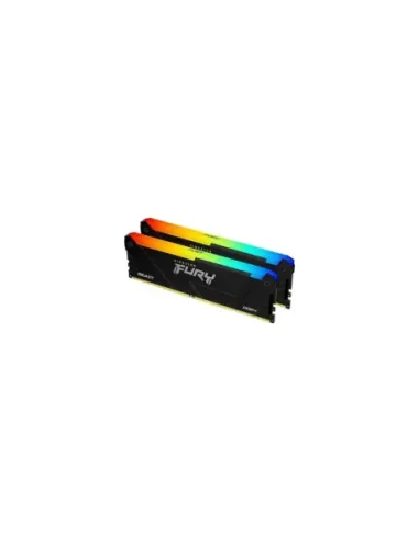 Memoria RAM Kingston FURY Beast RGB 2 x 16GB/ DDR4/ 3200MHz/ 1.35V/ CL16/ DIMM