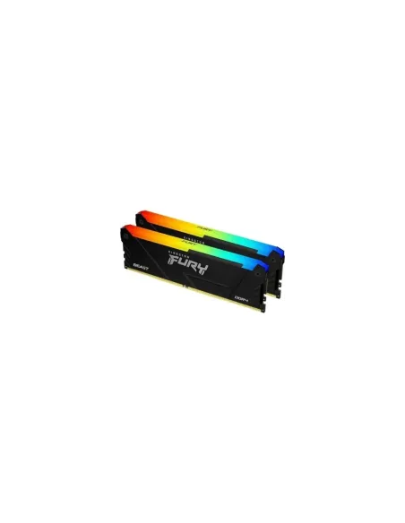 Memoria RAM Kingston FURY Beast RGB 2 x 16GB/ DDR4/ 3200MHz/ 1.35V/ CL16/ DIMM