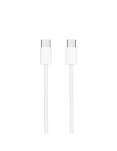 Nanocable Cable USB-C 2.0 60W 3A, USB-C M-USB-C M, Blanco, 1 m 2
