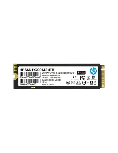 Disco duro interno ssd hp fx700 4tb m2 nvme gen 4