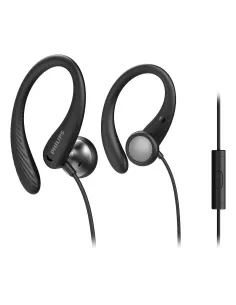 Philips TAA1105BK 00 auricular y casco Auriculares Alámbrico gancho de oreja, Dentro de oído Deportes Negro