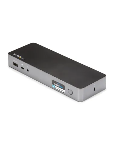 StarTech.com Docking Station Universal para Portátil - Replicador de Puertos Híbrido USB-C -A - 2x HDMI y DP 4K - PD 60W - Mac