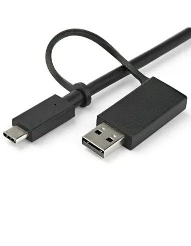 StarTech.com Docking Station Universal para Portátil - Replicador de Puertos Híbrido USB-C -A - 2x HDMI y DP 4K - PD 60W - Mac