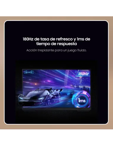 Samsung Monitor Gaming 27" Odyssey G5 G5F1 QHD 180Hz Plano