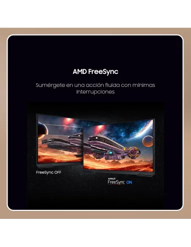 Samsung Monitor Gaming 27" Odyssey G5 G5F1 QHD 180Hz Plano