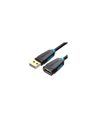 Cable Alargador USB 2.0 Vention CBCBD/ USB Macho - USB Hembra/ 50cm/ Negro