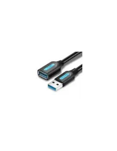 Cable Alargador USB 3.0 Vention CBHBJ/ USB Macho - USB Hembra/ 5m/ Negro