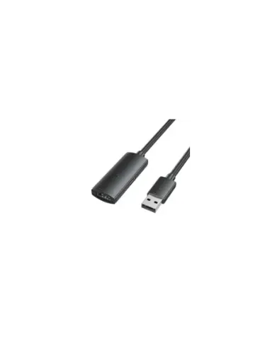 Cable Alargador USB 2.0 Vention CBKBL/ USB Macho - USB Hembra/ 480Mbps/ 10m/ Negro