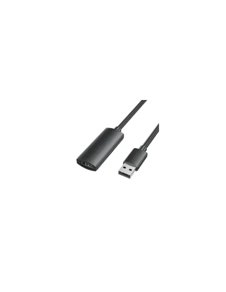 Cable Alargador USB 2.0 Vention CBKBL/ USB Macho - USB Hembra/ 480Mbps/ 10m/ Negro