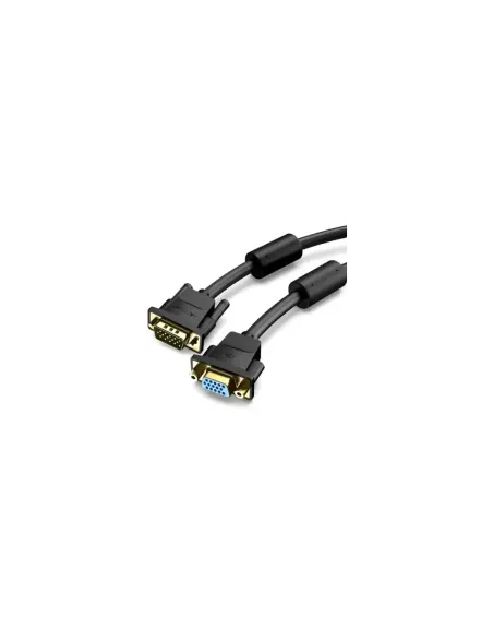 Cable Alargador SVGA Vention DAGBI/ VGA Macho - VGA Hembra/ 3m/ Negro