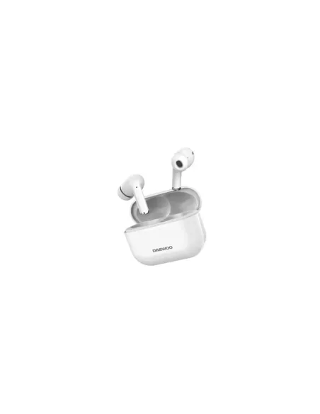 Auriculares Bluetooth Daewoo DW2002 con estuche de carga/ Autonomía 6h/ Blancos