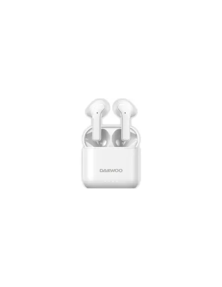 Auriculares Bluetooth Daewoo DW2021 con estuche de carga/ Autonomía 5h/ Blancos