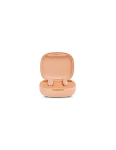 Auriculares Bluetooth JBL Vibe Flex con estuche de carga/ Autonomía 8h/ Beige