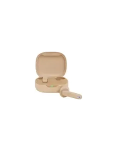 Auriculares Bluetooth JBL Wave Flex con estuche de carga/ Autonomía 8h/ Beige