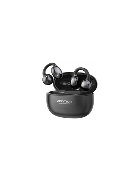 Auriculares Bluetooth Vention Echo Clip A11 Pro con estuche de carga/ Autonomía 6h/ Negro