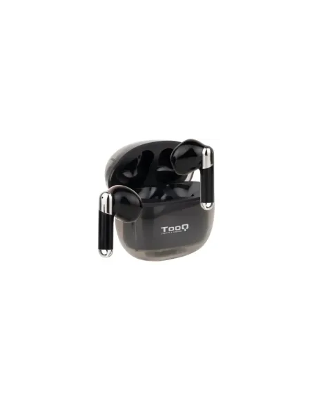 Auriculares Bluetooth TooQ Onyx TQBWH-0054B con estuche de carga/ Autonomía 4h/ Negros