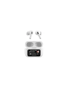 Auriculares Bluetooth Qubo TWS-400WT con estuche de carga/ Autonomía 4h/ Blancos