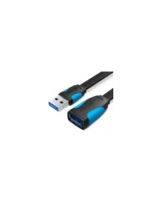 Cable Alargador USB 3.0 Vention VAS-A13-B100/ USB Macho - USB Hembra/ 5Gbps/ 1m/ Negro y Azul