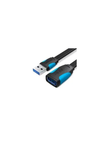 Cable Alargador USB 3.0 Vention VAS-A13-B100/ USB Macho - USB Hembra/ 5Gbps/ 1m/ Negro y Azul