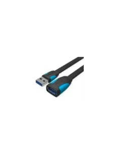 Cable Alargador USB 3.0 Vention VAS-A13-B200/ USB Macho - USB Hembra/ 5Gbps/ 2m/ Negro y Azul