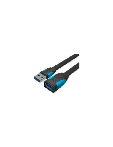 Cable Alargador USB 3.0 Vention VAS-A13-B200/ USB Macho - USB Hembra/ 5Gbps/ 2m/ Negro y Azul