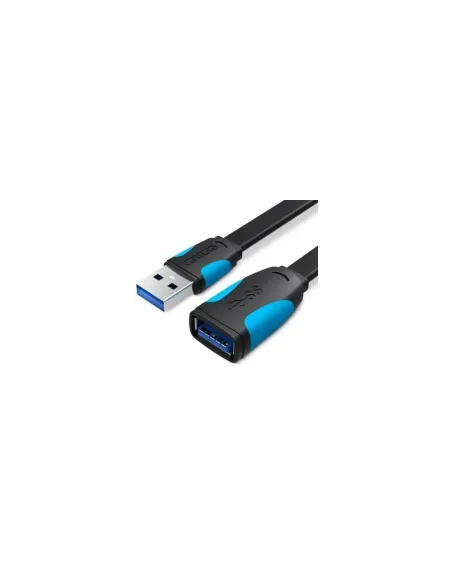 Cable Alargador USB 3.0 Vention VAS-A13-B300/ USB Macho - USB Hembra/ 5Gbps/ 3m/ Negro y Azul