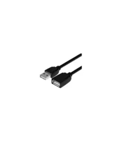 Cable Alargador USB 2.0 Vention VAS-A44-B300/ USB Macho - USB Hembra/ 480Mbps/ 3m/ Negro