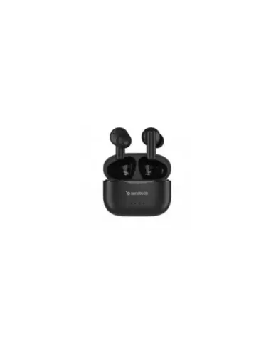 Auriculares Bluetooth Sunstech WAVEPODSBK con estuche de carga/ Autonomía 4.5h/ Negros