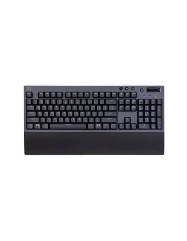 Teclado mecanico inalambrico thermaltake w1 gaming bluetooth -  reposamuñecas -  cherry red