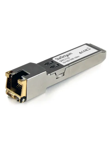 StarTech.com Módulo Transceptor SFP Compatible con el Modelo SFP-GE-T de Cisco - 1000BASE-T - SFP a RJ45 Cat6   Cat5e -