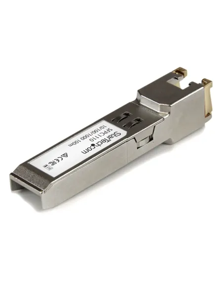 StarTech.com Módulo Transceptor SFP Compatible con el Modelo SFP-GE-T de Cisco - 1000BASE-T - SFP a RJ45 Cat6   Cat5e -