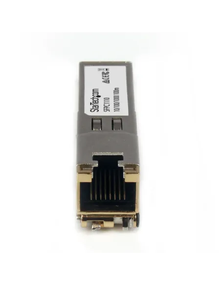 StarTech.com Módulo Transceptor SFP Compatible con el Modelo SFP-GE-T de Cisco - 1000BASE-T - SFP a RJ45 Cat6   Cat5e -