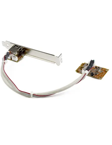 StarTech.com Adaptador Tarjeta de Red NIC Mini PCI Express PCI-e PCIe 1 Puerto Gigabit Ethernet RJ45