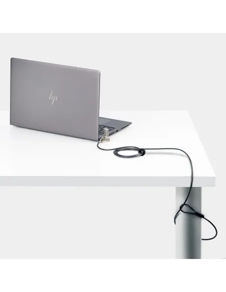 StarTech.com Cable de 2m Universal de Seguridad para Portátiles - Cable con Candado para Portátiles Compatible con Noble