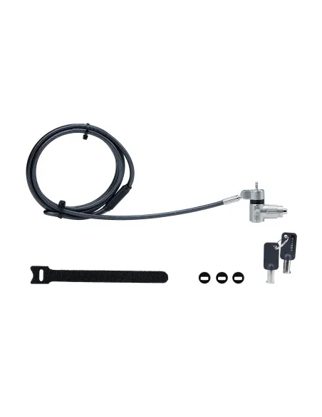 StarTech.com Cable de 2m Universal de Seguridad para Ordenador Portátil - Cable de Bloqueo Compatible con Noble