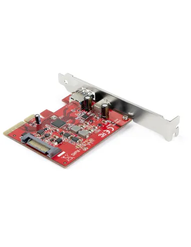 StarTech.com Tarjeta PCI Express USB-C USB-A de 2 Puertos - USB 3.2 Gen 2 (10Gbps) Tipo C - Hub Interno USB para Windows Mac y
