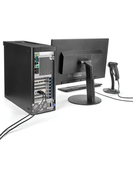 StarTech.com Adaptador Tarjeta PCI Express PCI-E 4 Puertos USB 3.0 UASP 2 Canales de 5Gbps con Alimentación Molex SATA